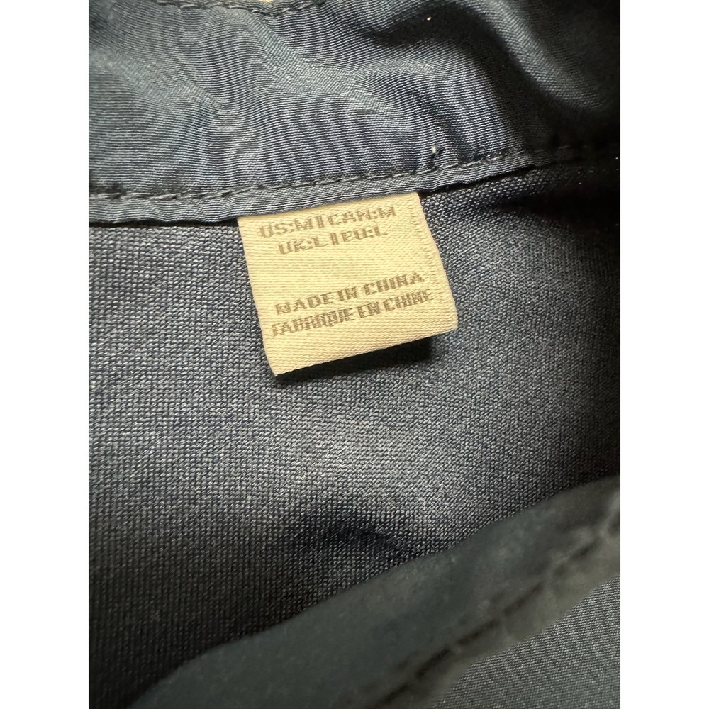 Chick-fil-A Oobe Team Style Employee Uniform Shirt Navy Blue Red Mens Medium - Picture 5 of 16